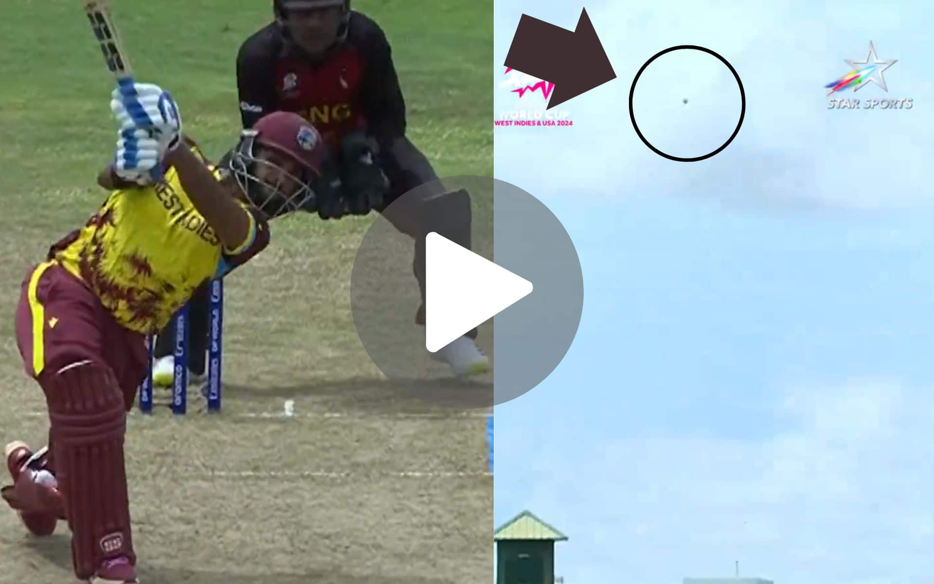 [Watch] 6,4,6: Nicholas Pooran's 'Out Of This World' Six vs PNG's Sese Bau Leaves Fans Stunned